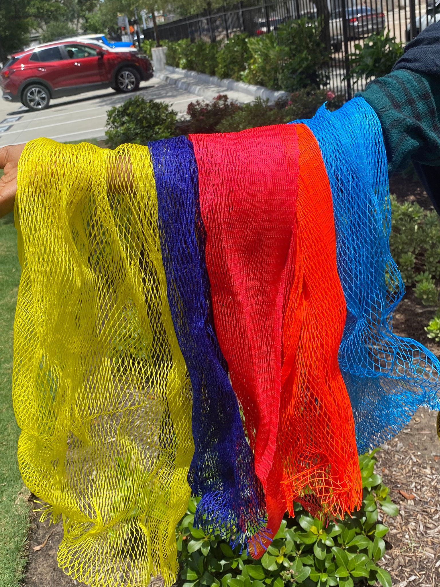 Colorful Mesh Body Scrub